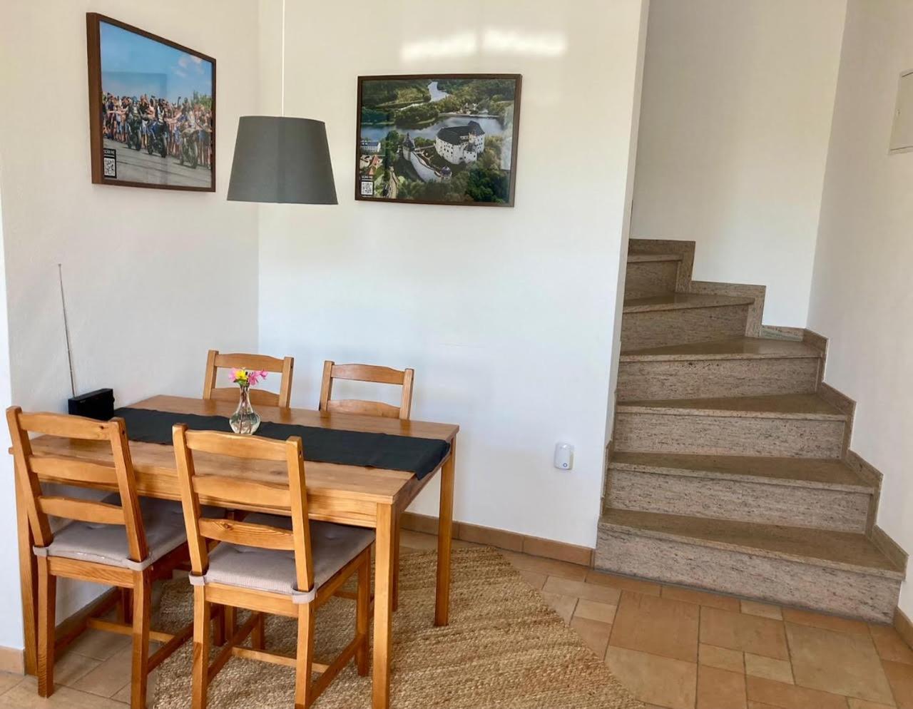 Pension Und Ferienwohnung Am Teich 施莱茨 外观 照片